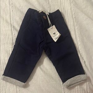 Navy Blue Khakis (6-12m)
